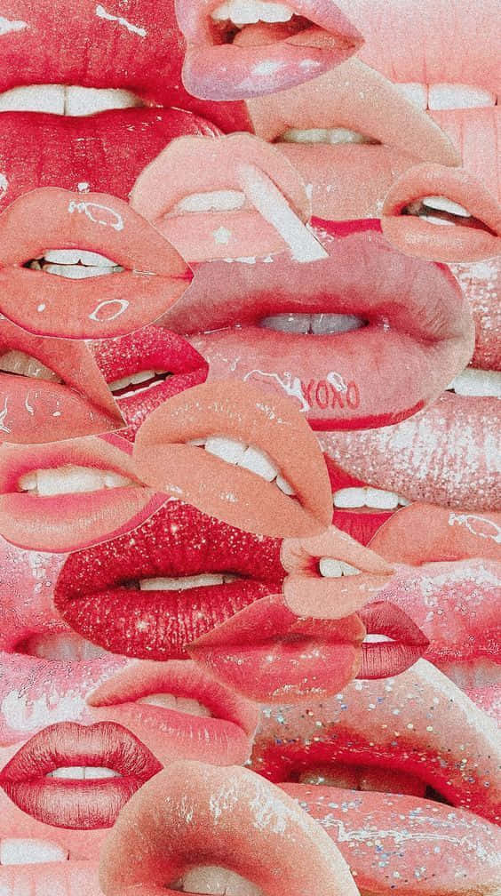 Oppdag en levende estetisk historie med et fargerikt collage Bakgrunner