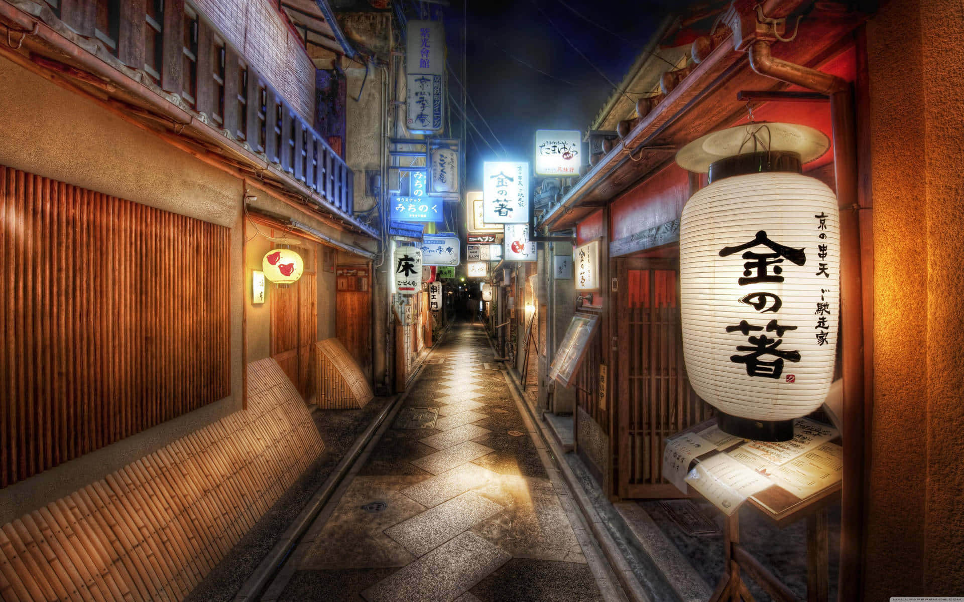 Oppdag underverkene i Anime City Bakgrunner