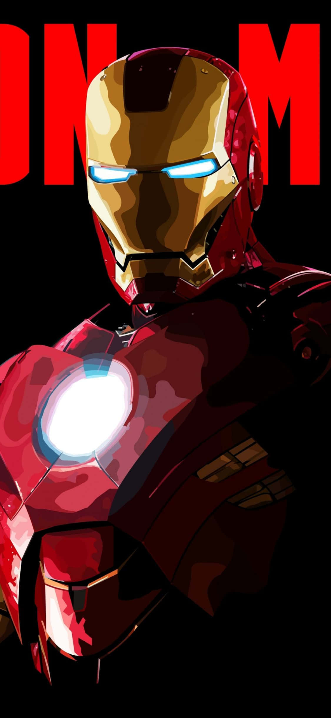 Oppgrader mobilen med Iron Man iPhone X Bakgrunner