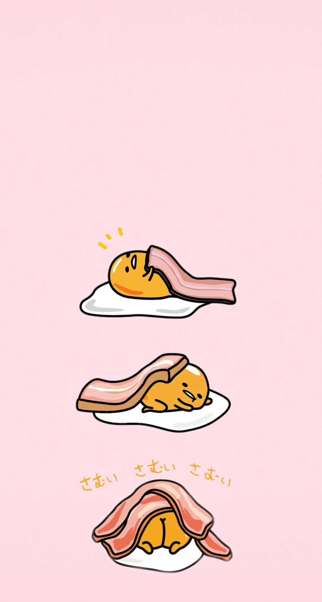 Oppgrader teknologien din med Gudetama-telefonen Bakgrunner