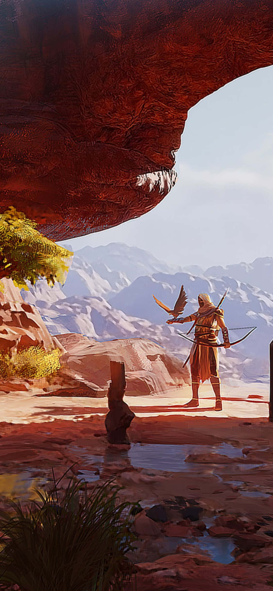 Opplev Assassin's Creed Origins-eventyret på din iPhone X Bakgrunner