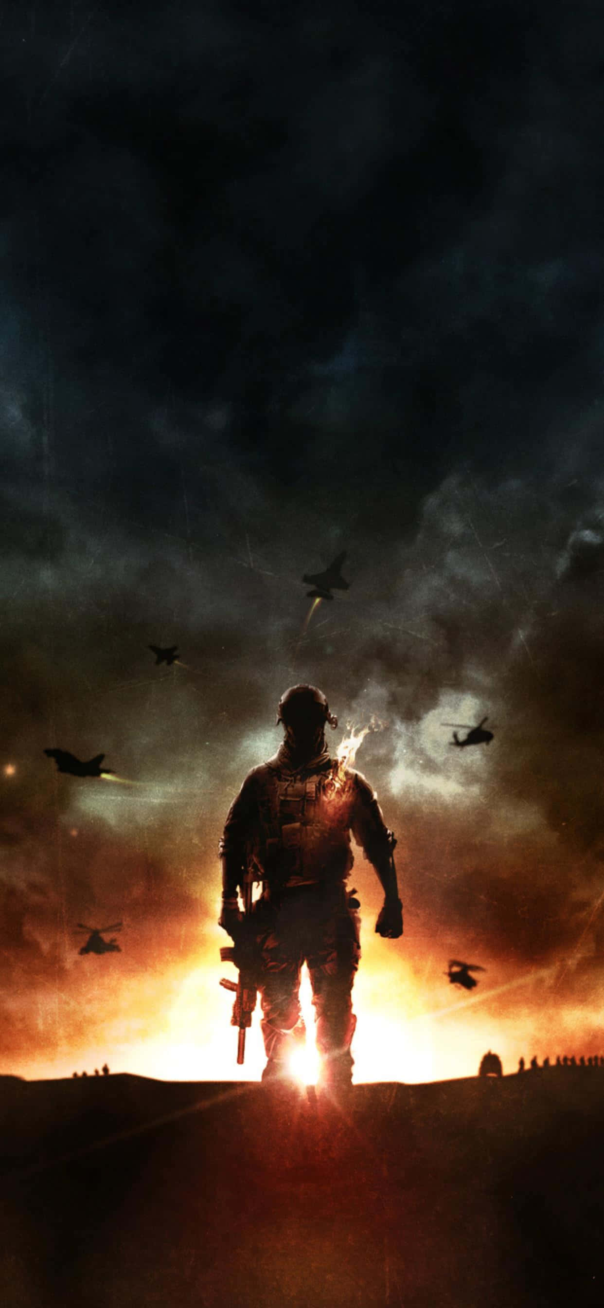Opplev Battlefield 4 med den nyeste iPhone Xs Max Bakgrunner