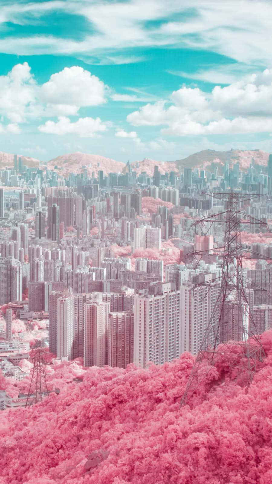 Opplev de livlige fargene og livet i Anime City! Bakgrunner