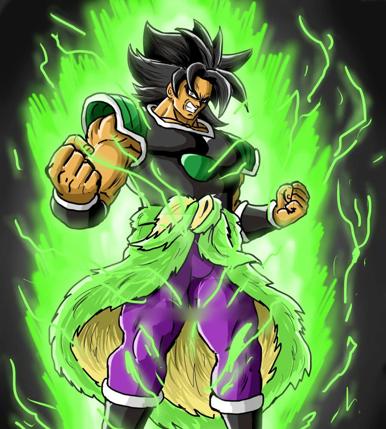 Opplev den episke kampen i Dragon Ball Super Broly Bakgrunner