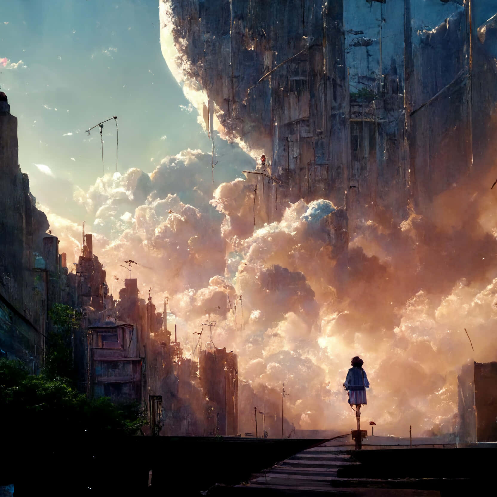 Opplev den fargerike Anime City! Bakgrunner