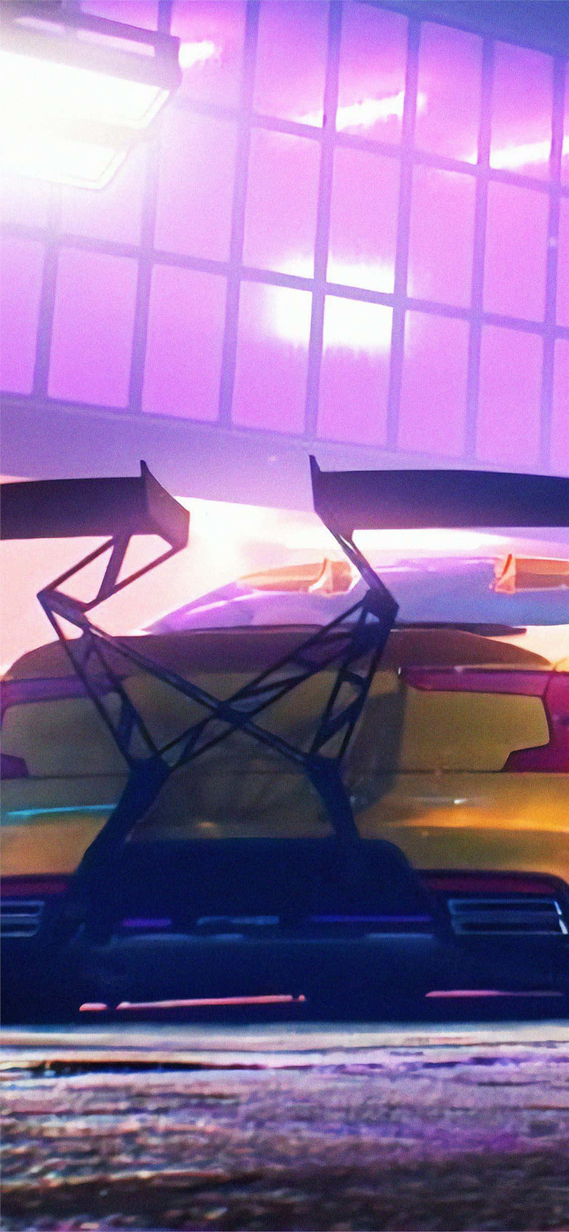 Opplev den ultimate spenningen i Need For Speed Heat på din iPhone Xs Bakgrunner