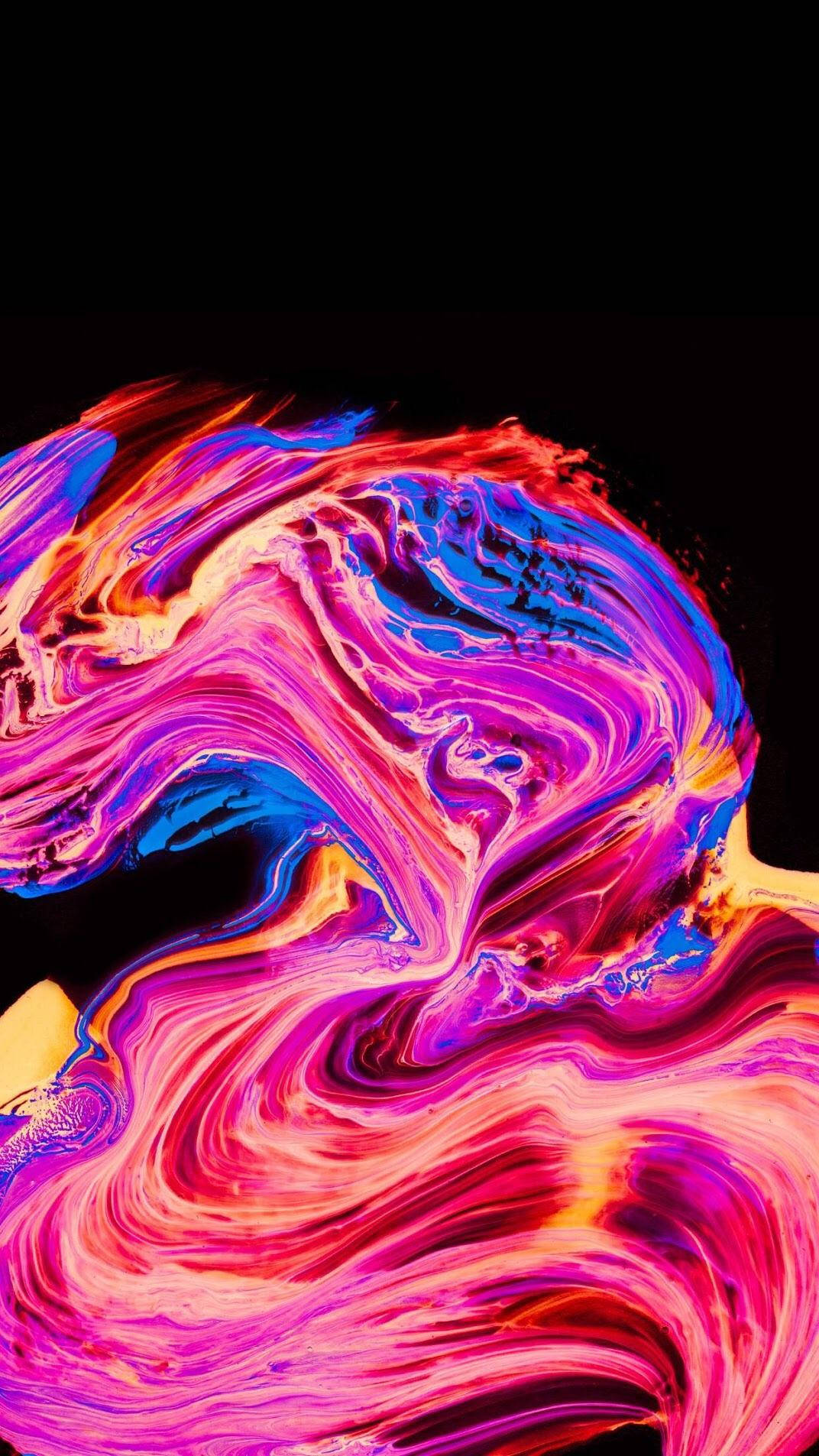Opplev en digital kunstdrøm med en AMOLED-skjerm Bakgrunner