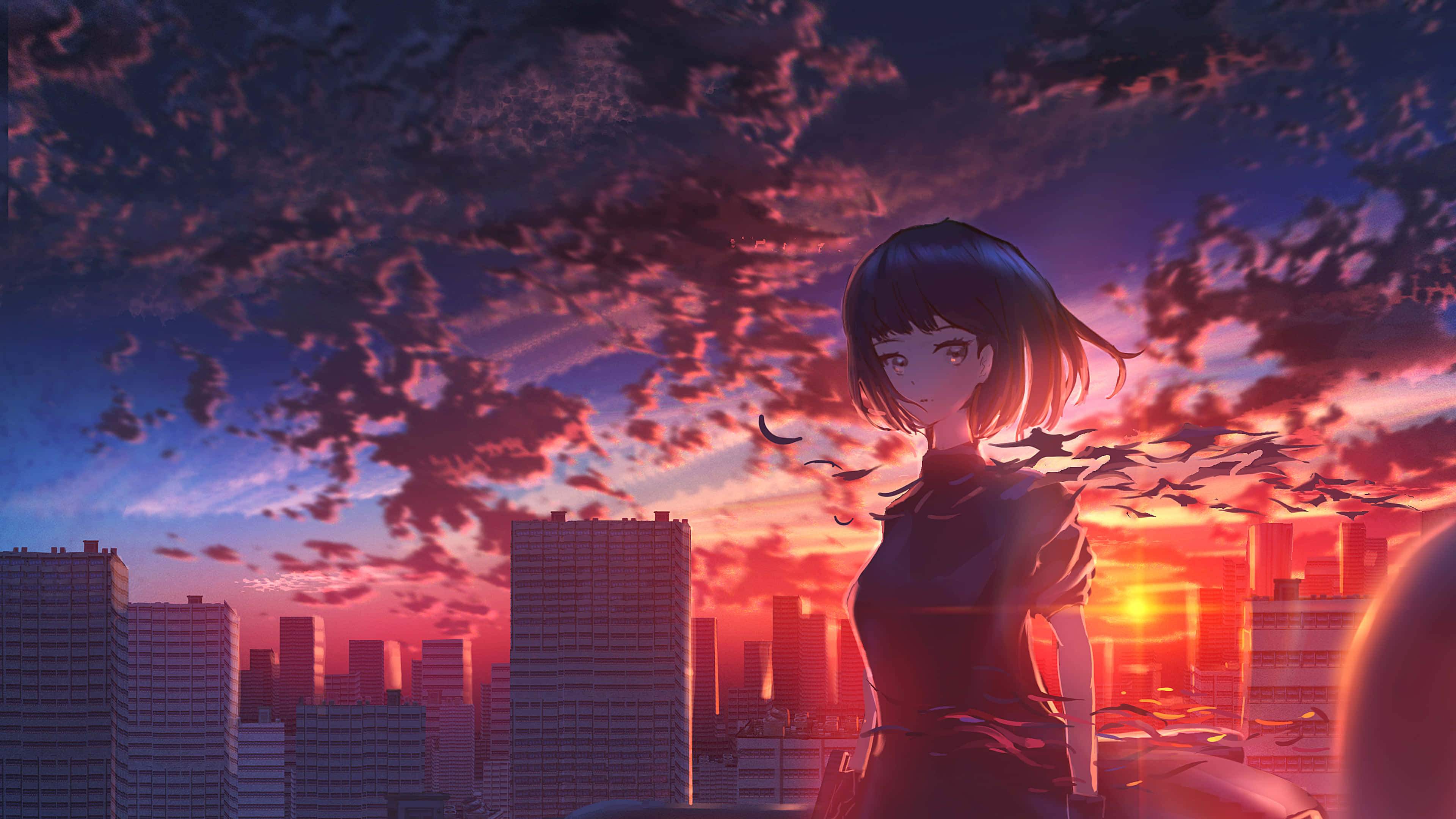 Opplev høyere oppløsning med Anime 4K Bakgrunner
