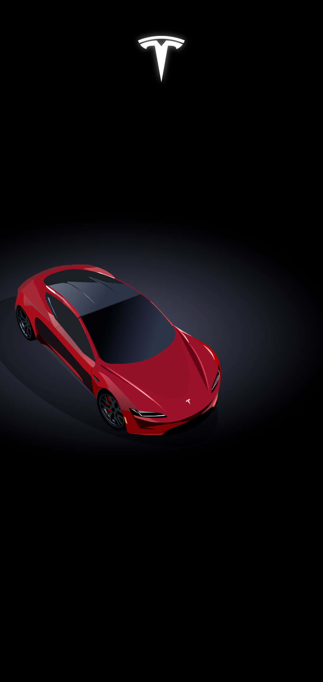 Opplev kraften i mobilteknologi med Teslas nye iPhone Bakgrunner