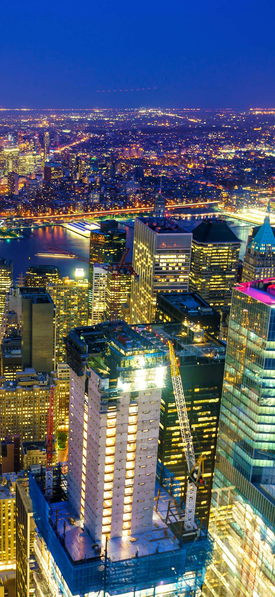 Opplev New York Citys underverker på den vakre skjermen til iPhone X Bakgrunner