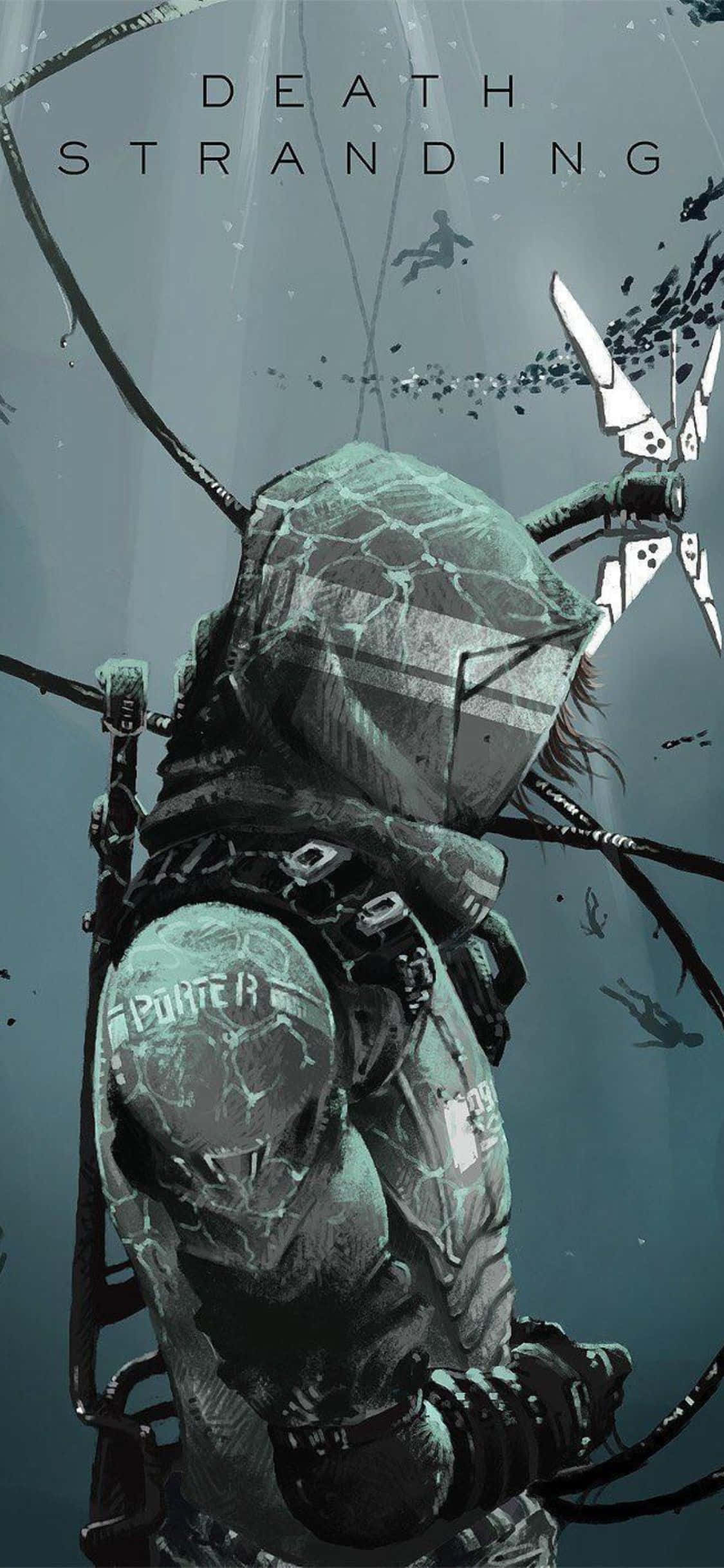 Opplev reisen i et liv med iPhone X og Death Stranding Bakgrunner