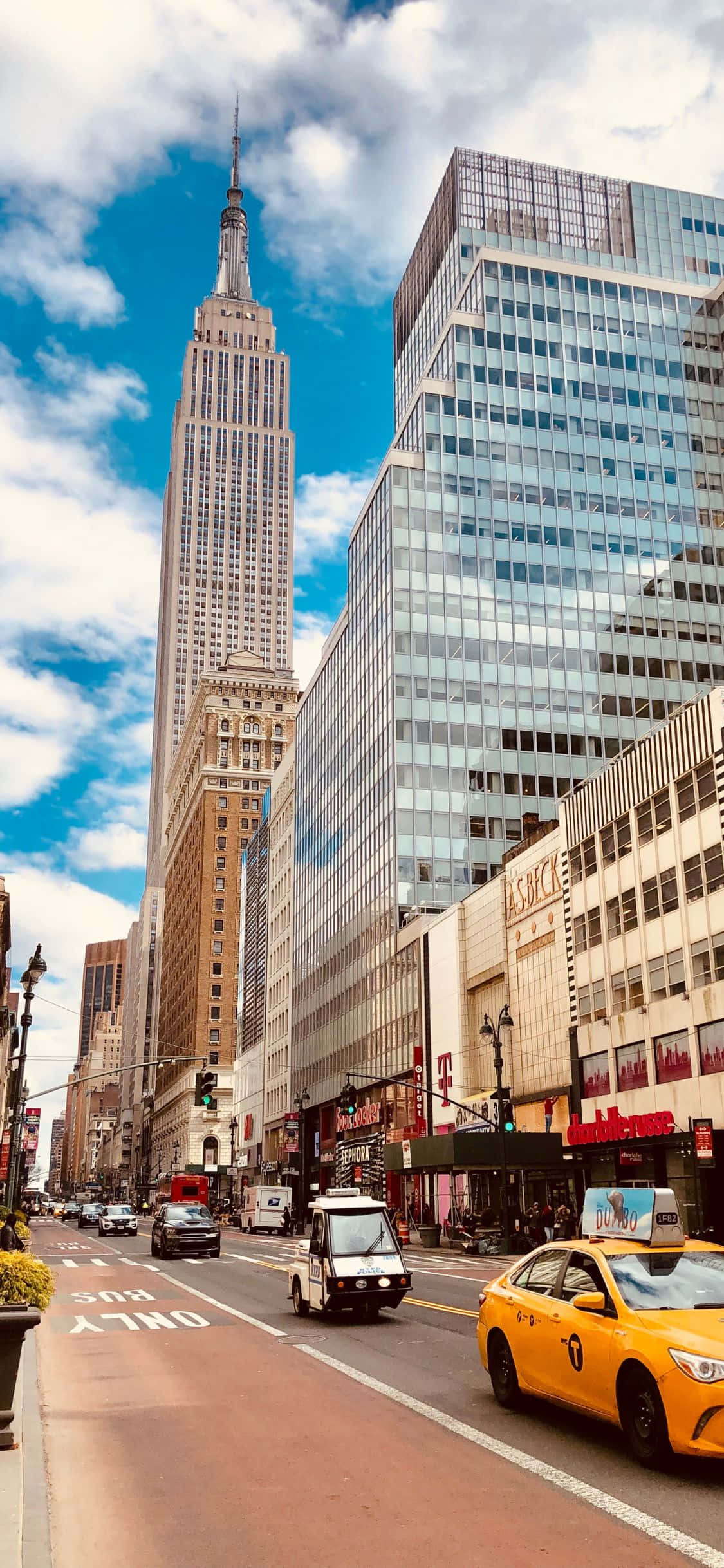 Opplev skjønnheten i New York City med iPhone Xs Bakgrunner