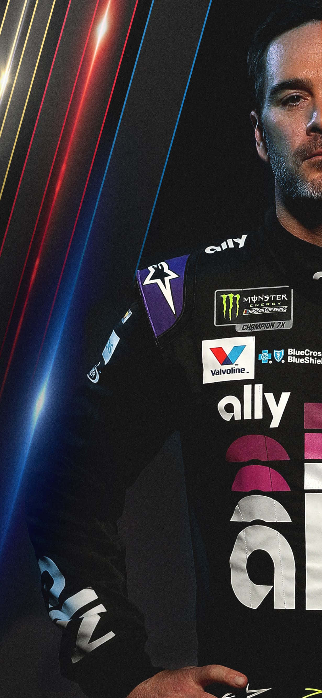 Opplev spenningen fra Nascar på telefonen din Bakgrunner
