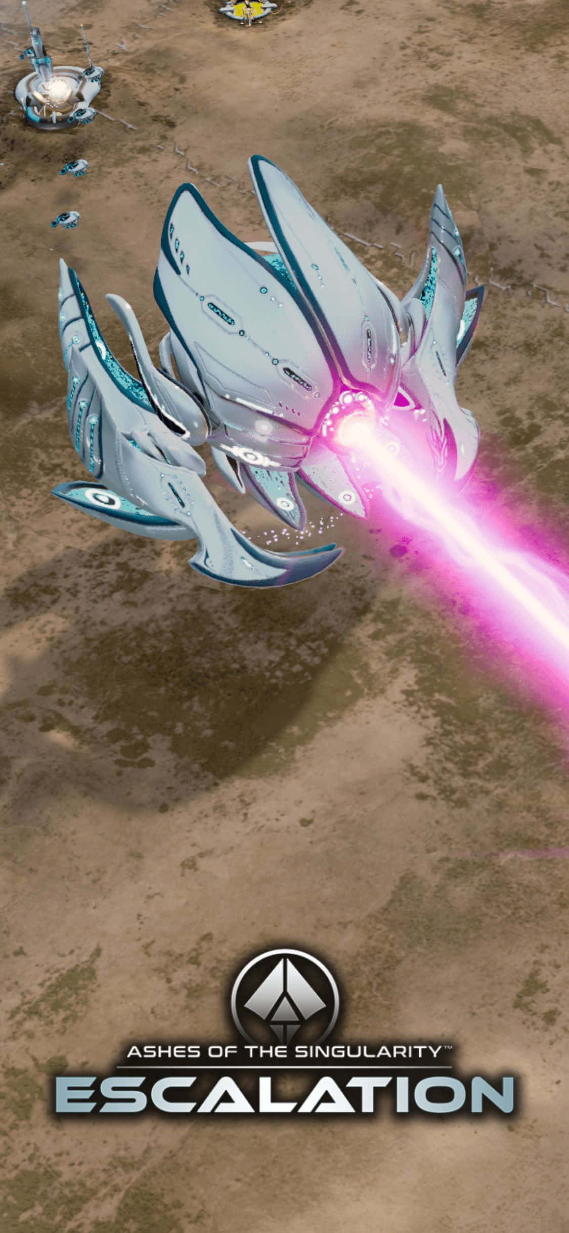 Opplev spenningen i Ashes Of The Singularity Escalation på din iPhone X Bakgrunner