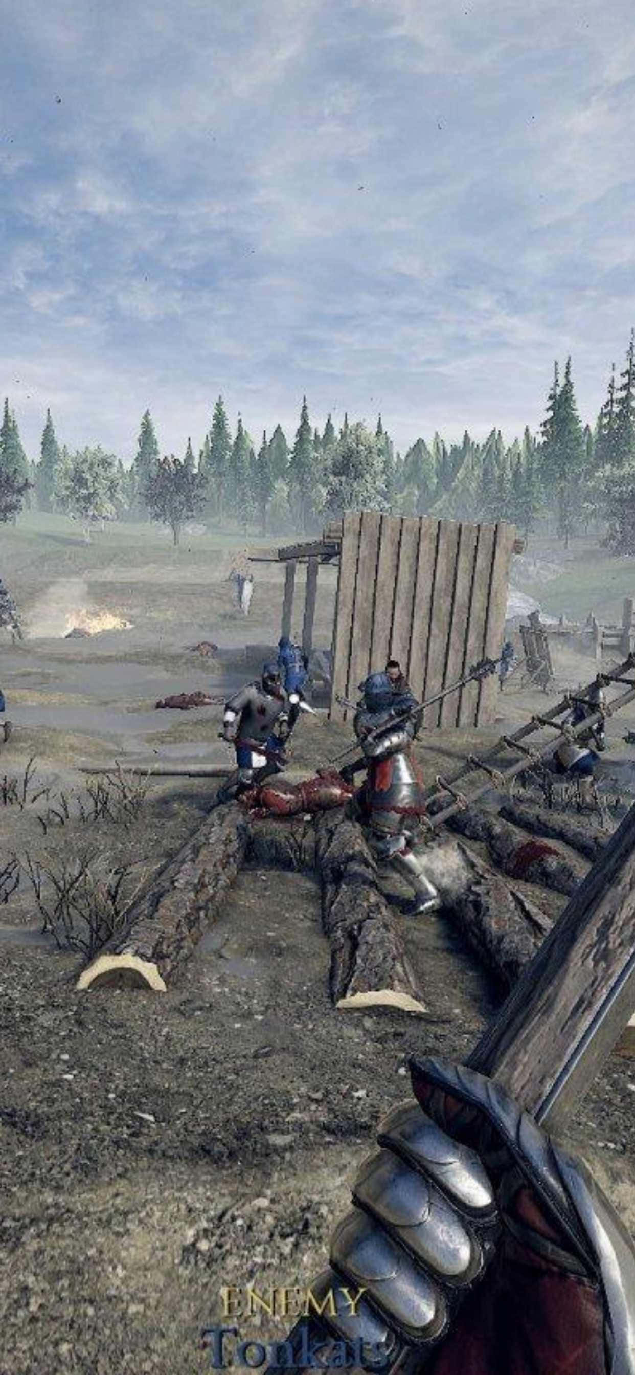 Opplev spillintensitet med iPhone Xs Max Mordhau Bakgrunner