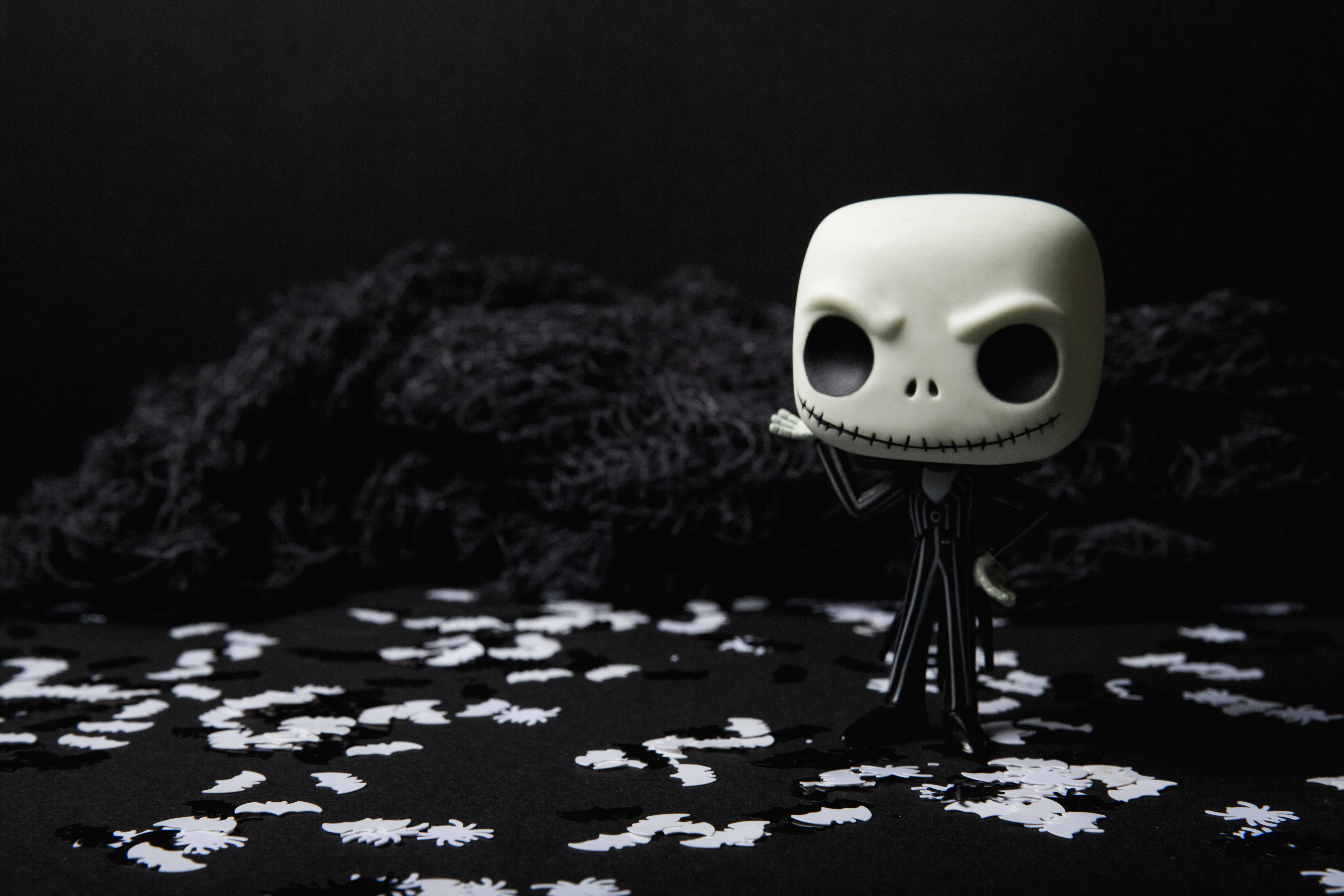 Opplev Tim Burtons The Nightmare Before Christmas med en Pop-ified Jack Skellington Bakgrunner