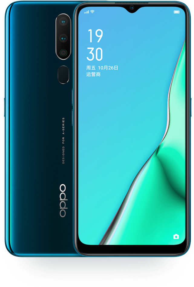 Oppo Smartphone Display og Kameradesign Bakgrunner