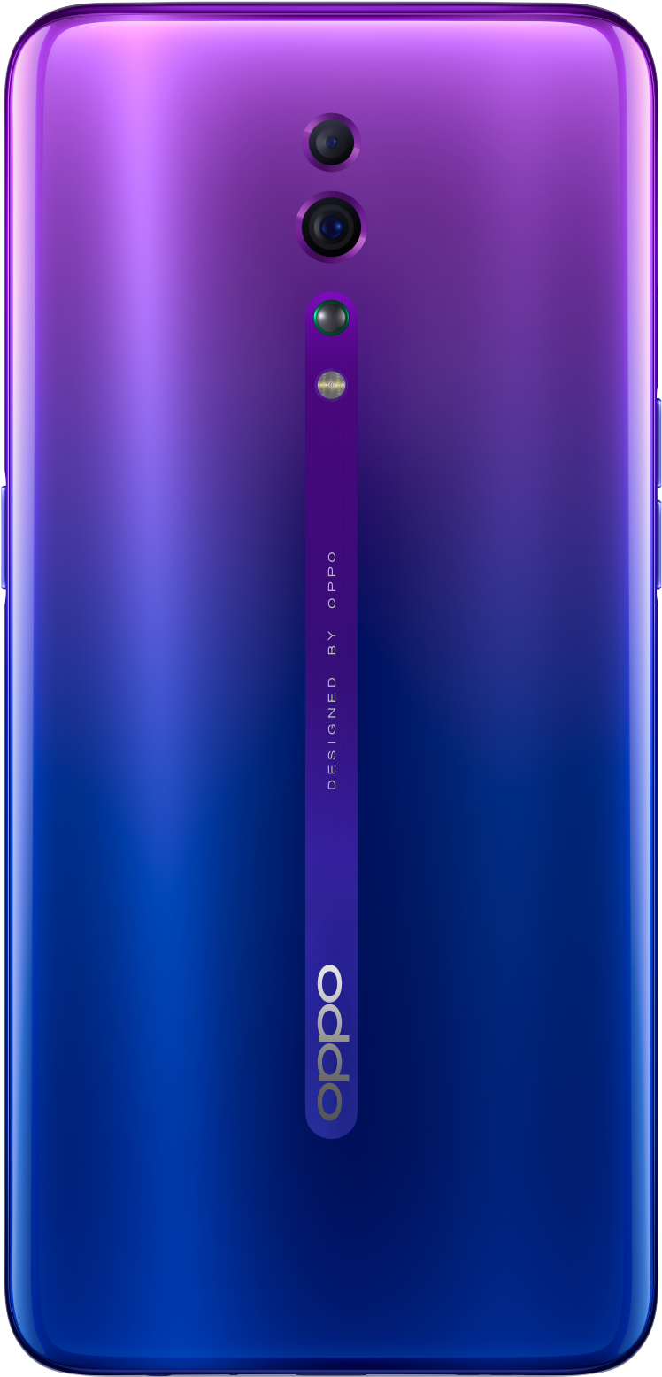 Oppo Smartphone Lilla Gradient Bakre Kamera Design Bakgrunner