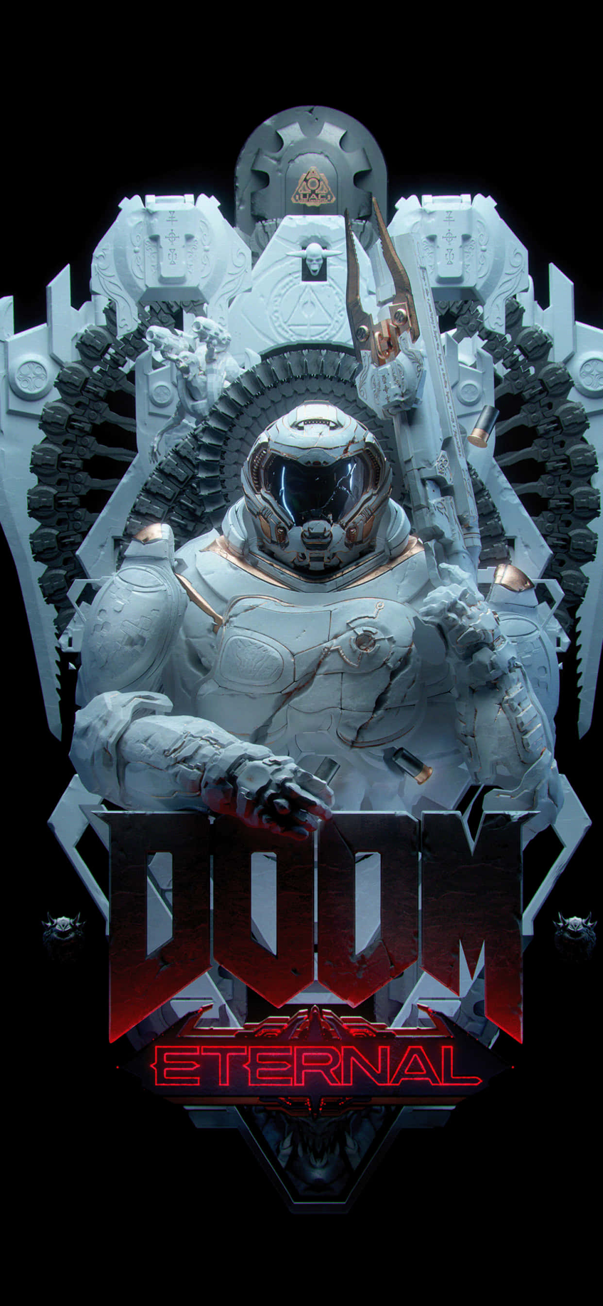 Oppskyting med Google Pixel 3XL Doom Bakgrunner