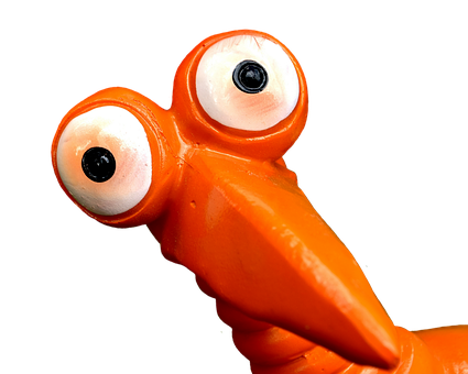 Oransje ballonghundfigur Bakgrunner