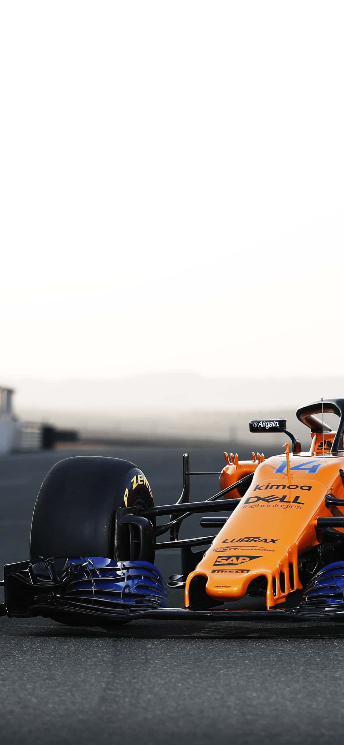 Oransje F1 iPhone XS F1 2018 Bakgrunn Bakgrunner