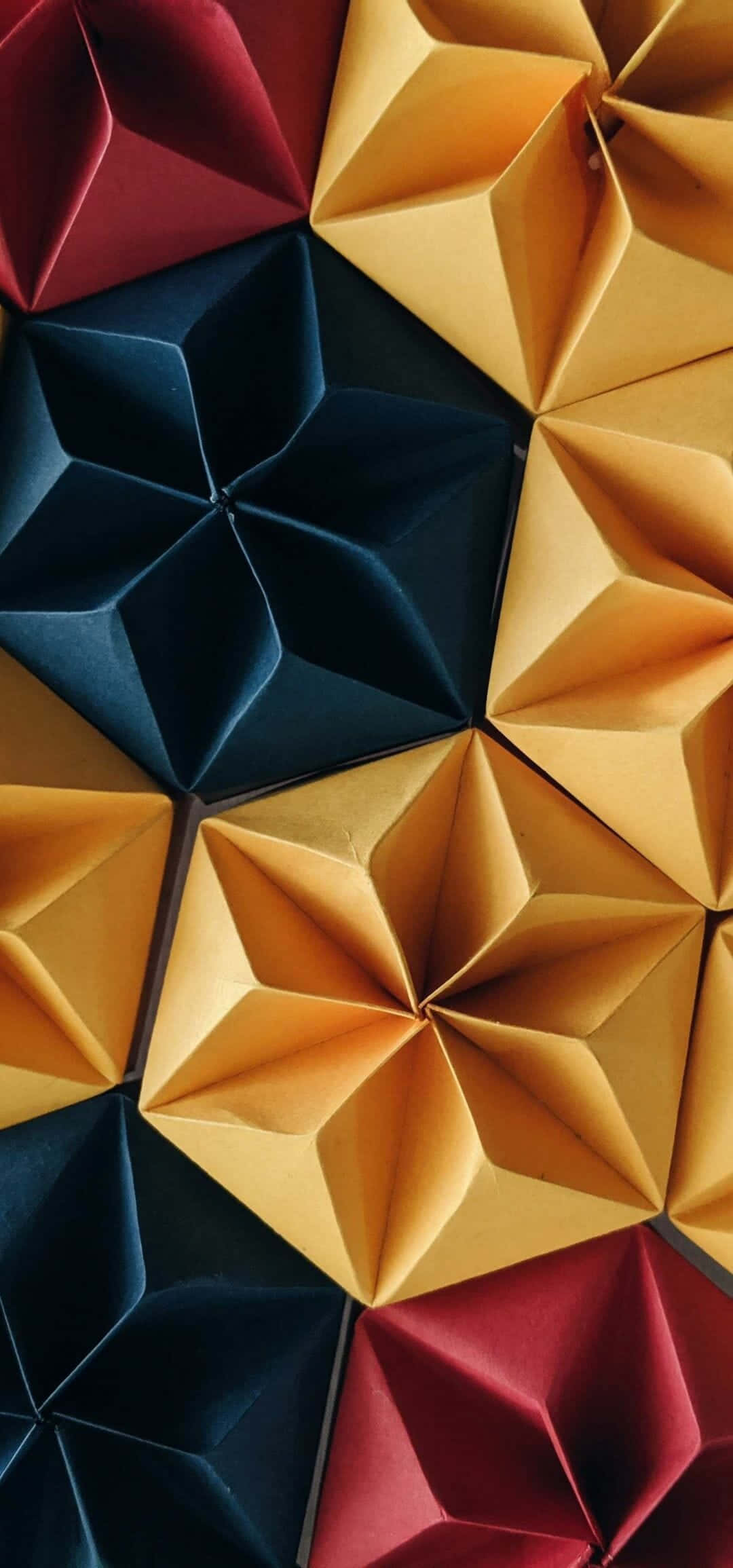 origami papir veggkunst Bakgrunner