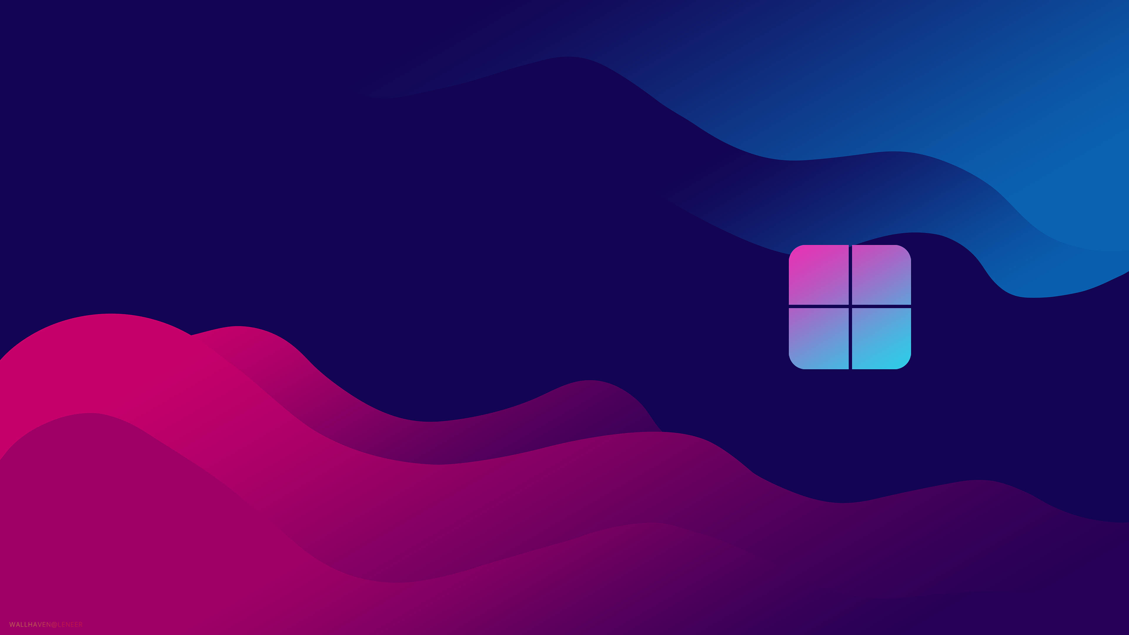 Original Windows Magenta og blå Bakgrunner
