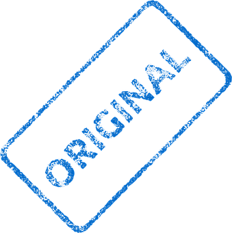 Originalt stempel blå tekstur Bakgrunner