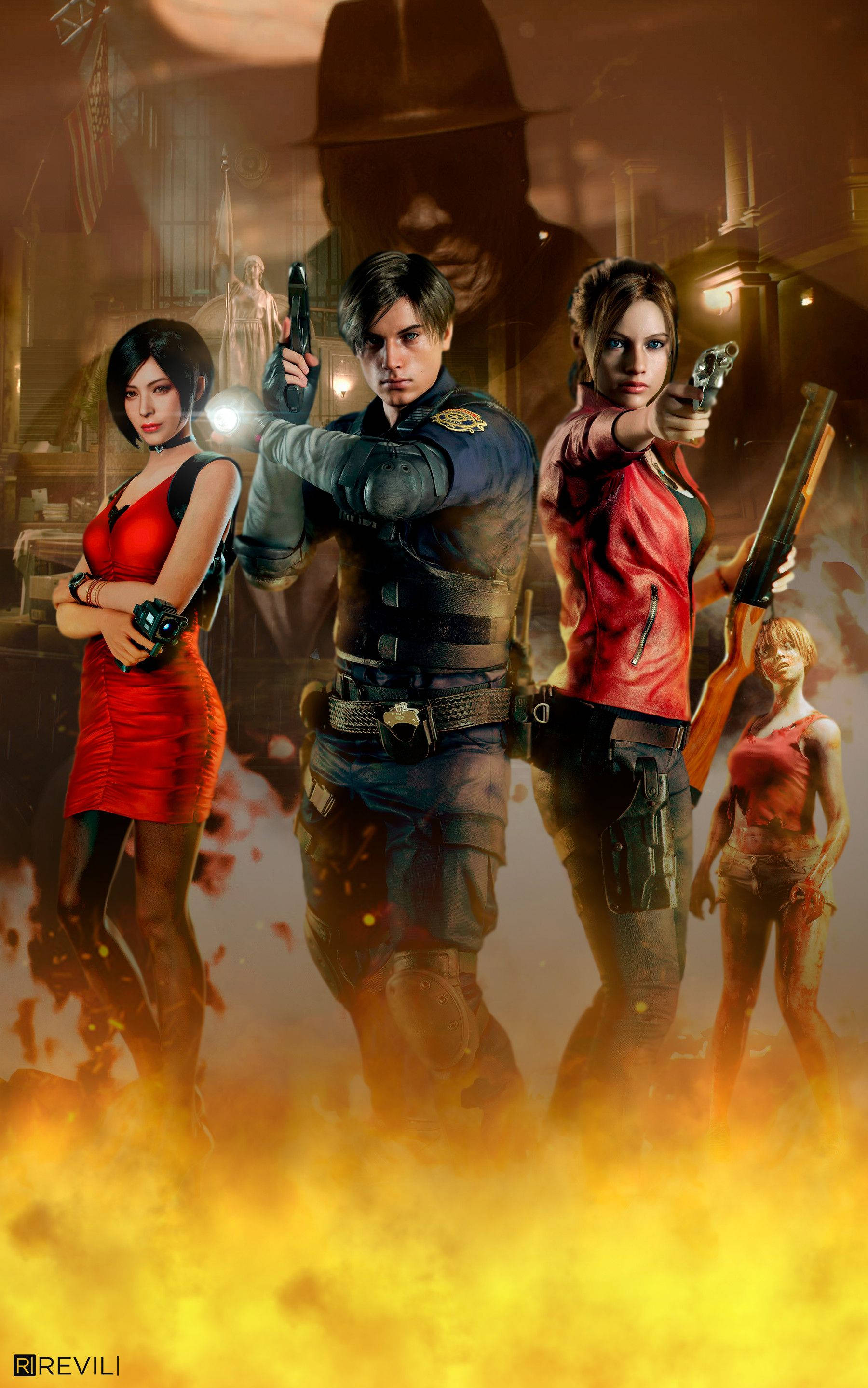Overlev zombieapokalypsen med Claire Redfield på gatene i Raccoon City. Bakgrunner
