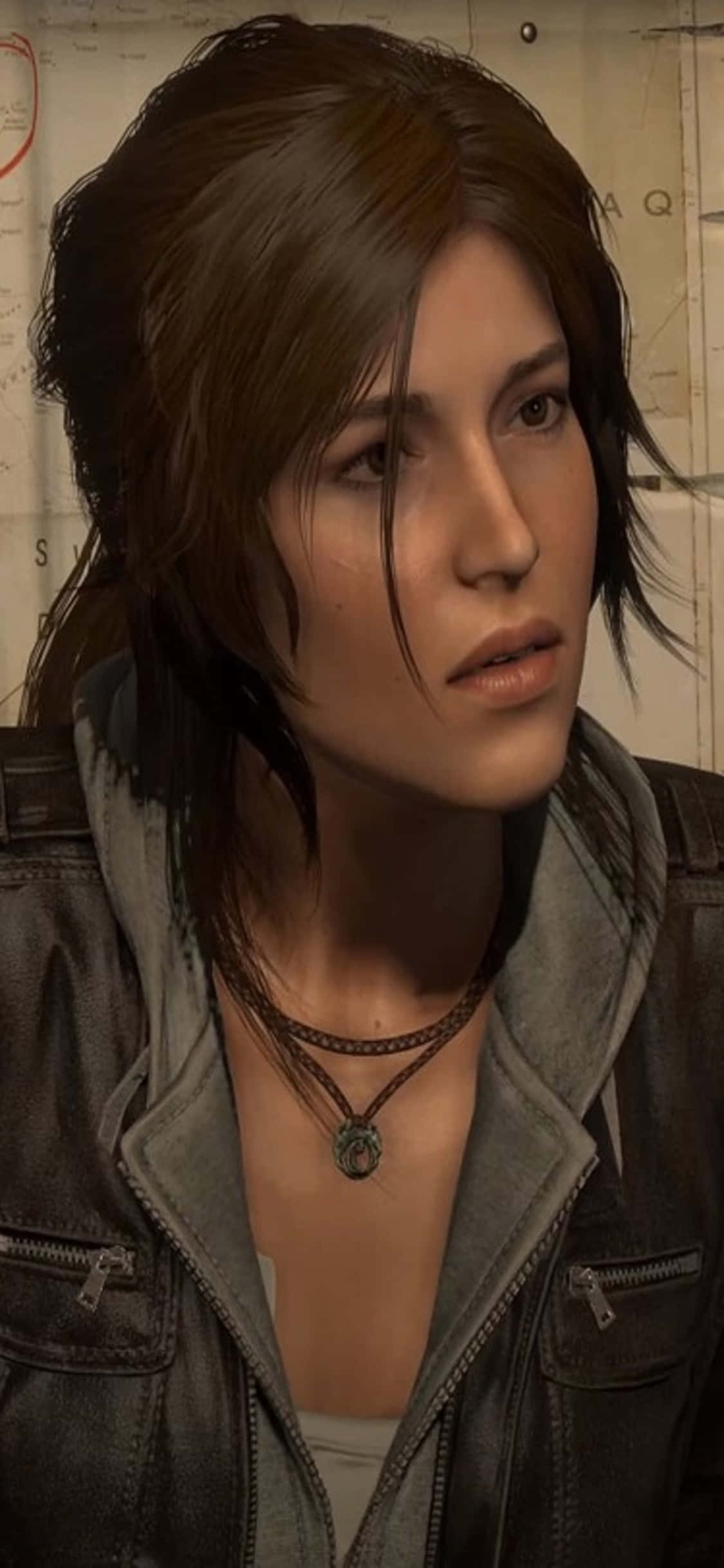 Overvinn det ugjestmilde terrenget i Shadow Of The Tomb Raider på din iPhone X Bakgrunner