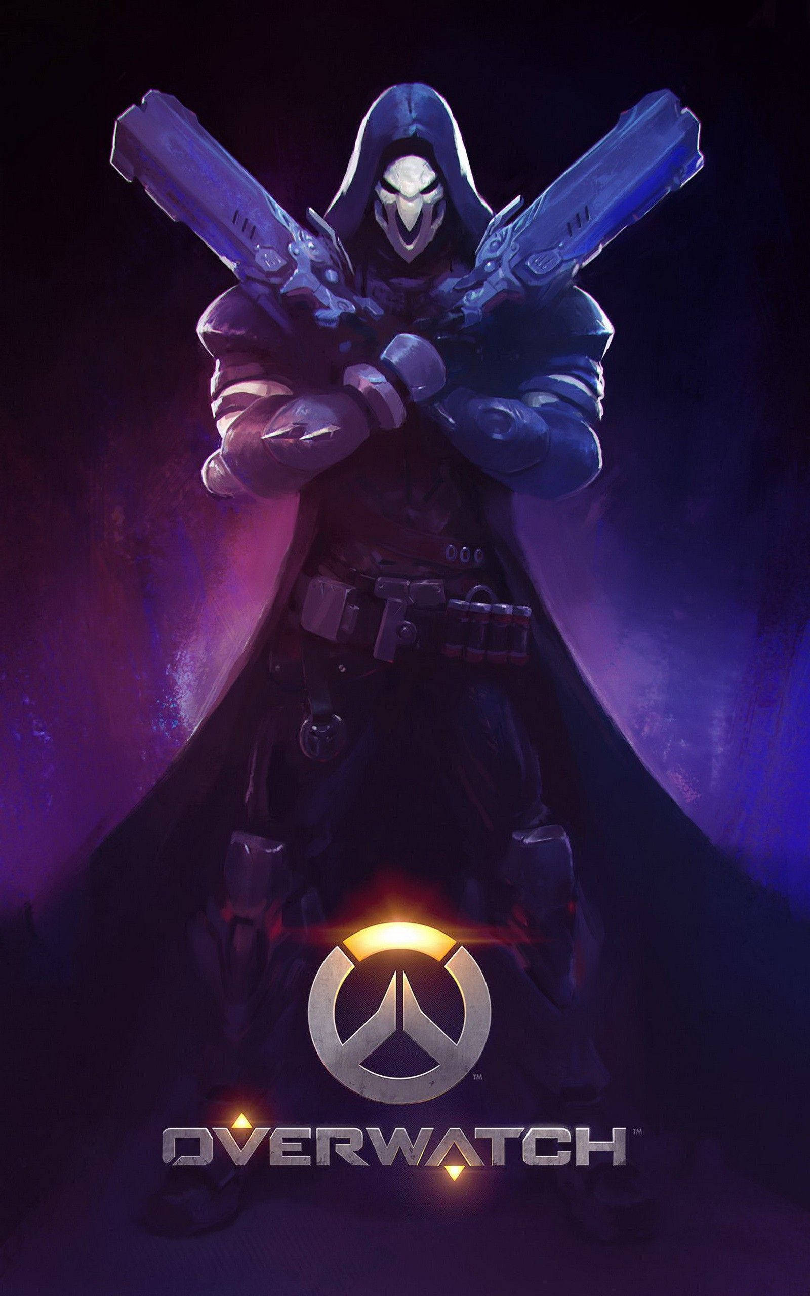 Overwatch telefon doble våpen Bakgrunner