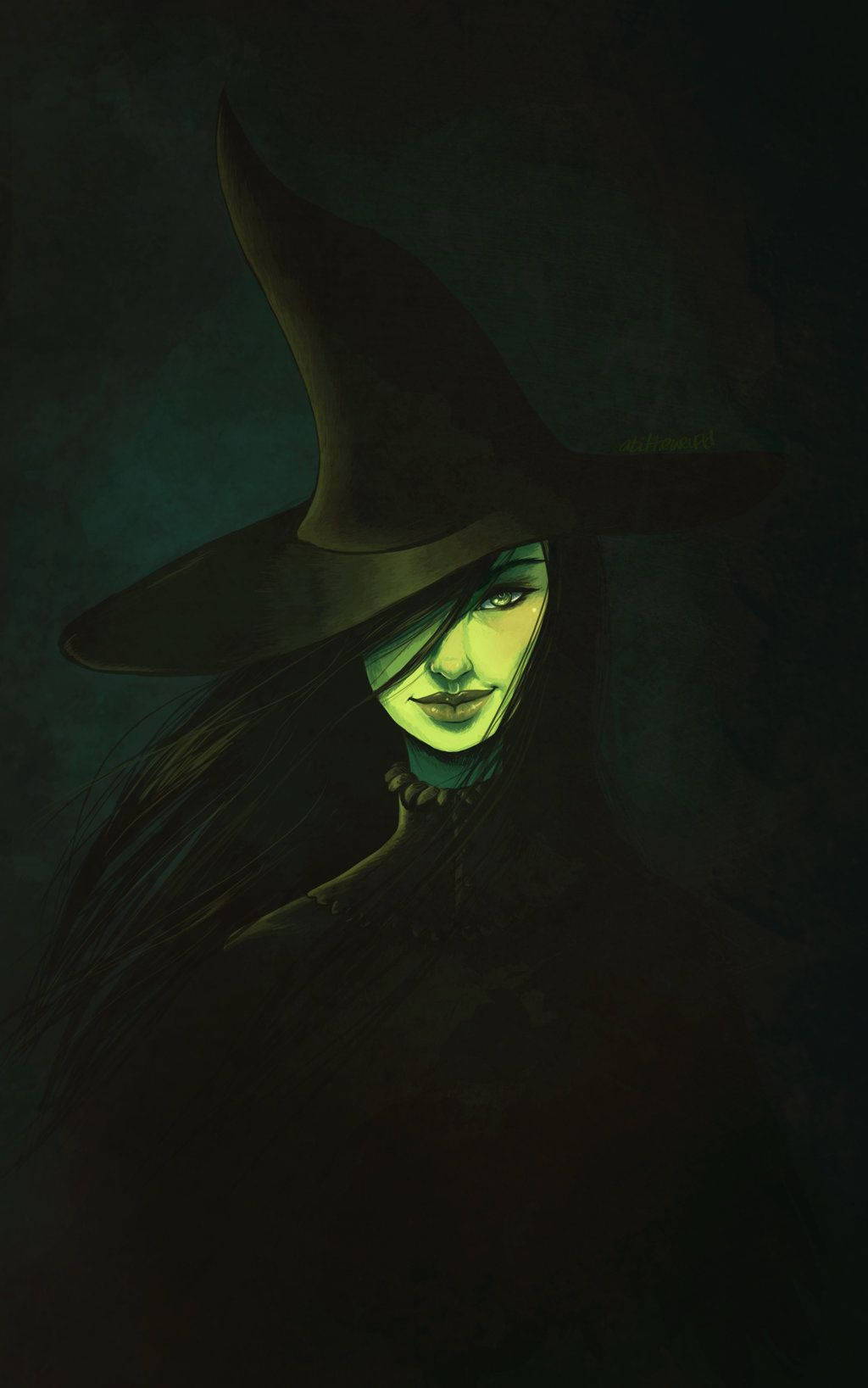 Oz The Great And Powerful Heks Konseptkunst Bakgrunner