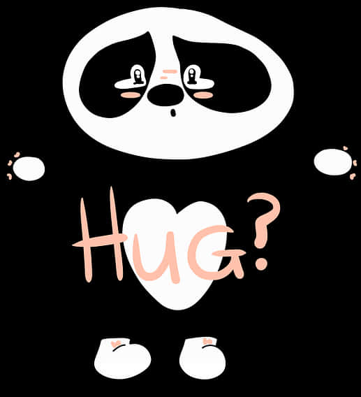 Panda som ber om klem illustrasjon Bakgrunner
