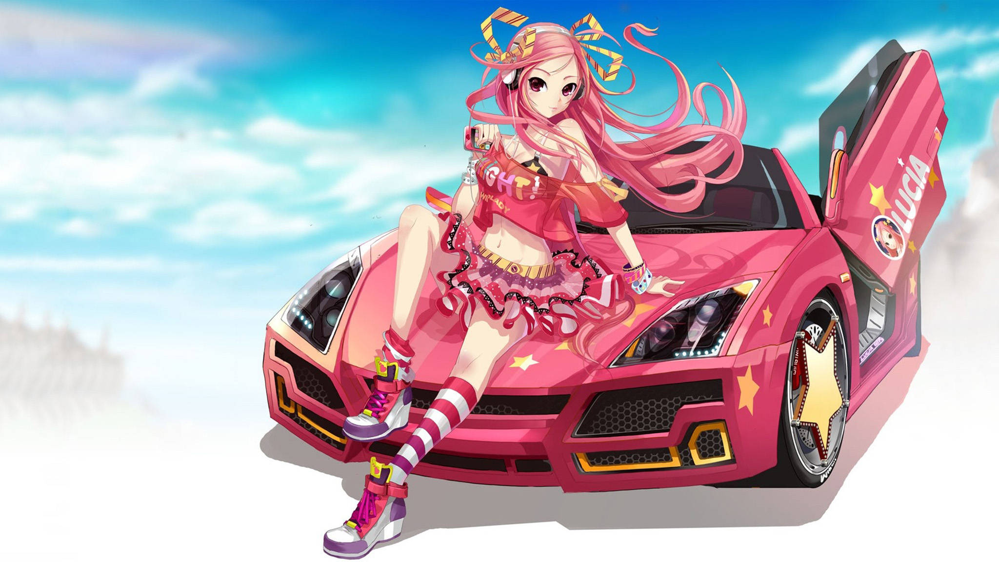 PangYa Anime Bil Bakgrunner