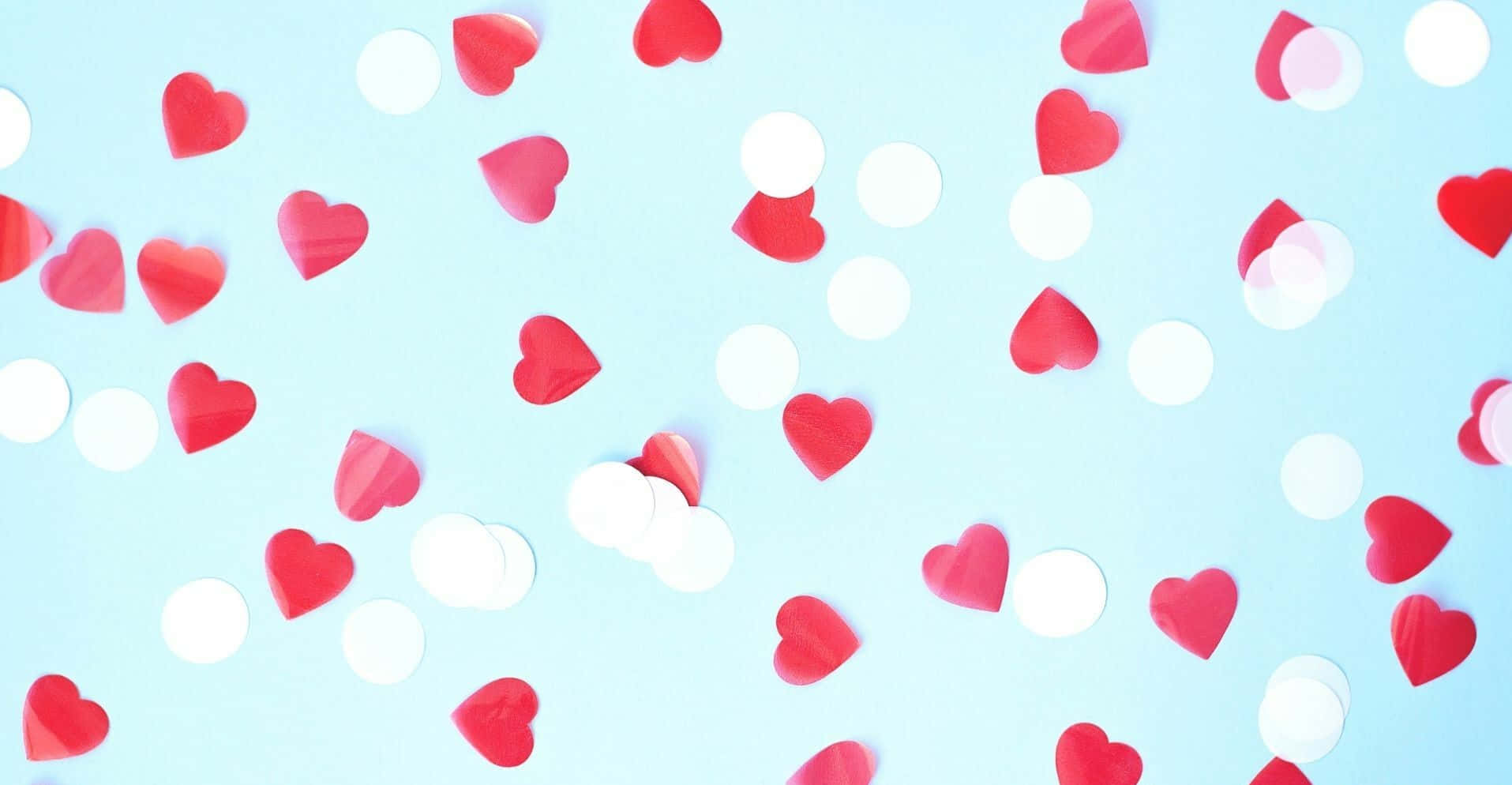 Papirhjerter og sirkler Valentinbakgrunn Bakgrunner
