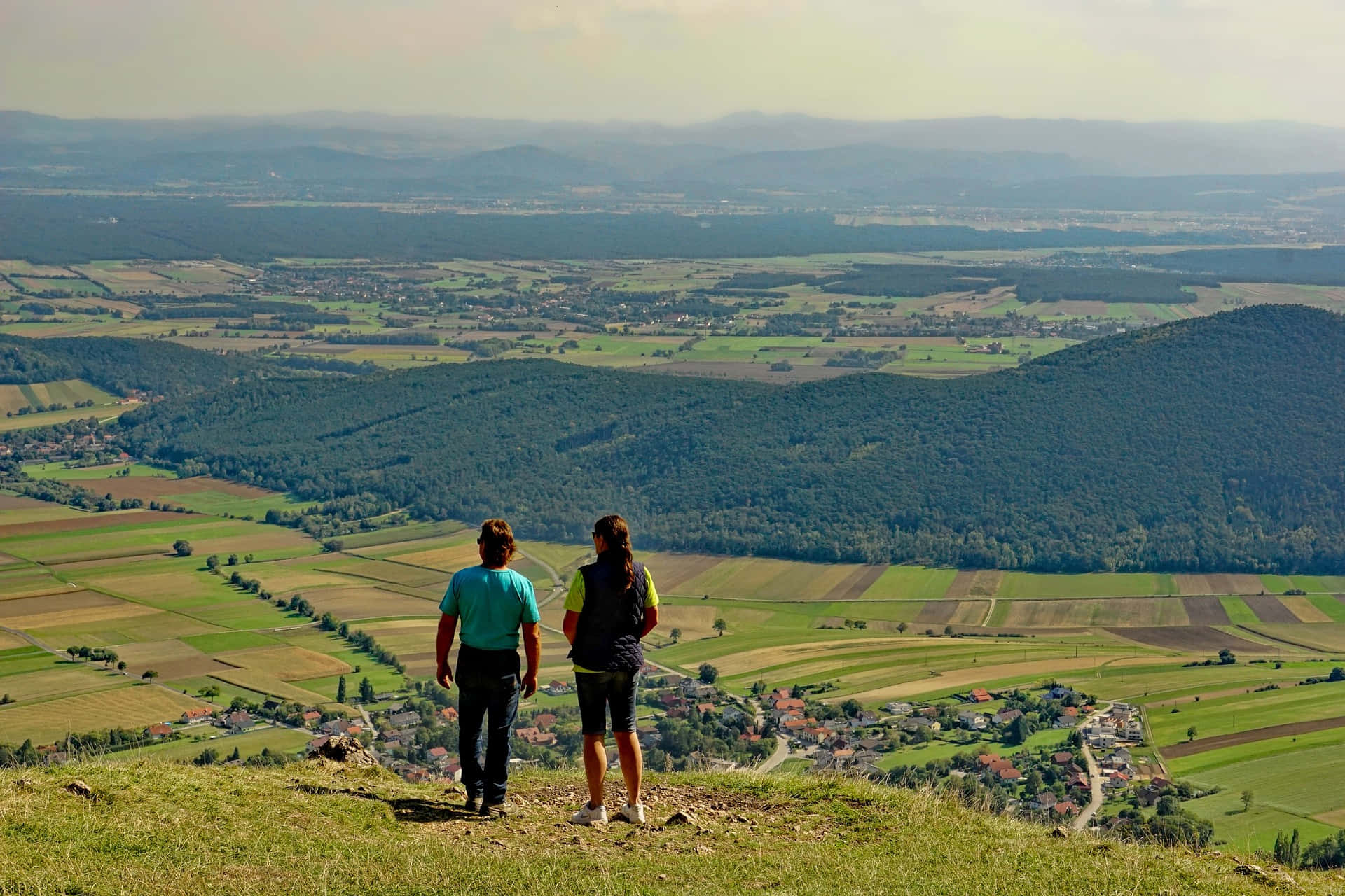Par på fjelltopp forholdsbilde Bakgrunner