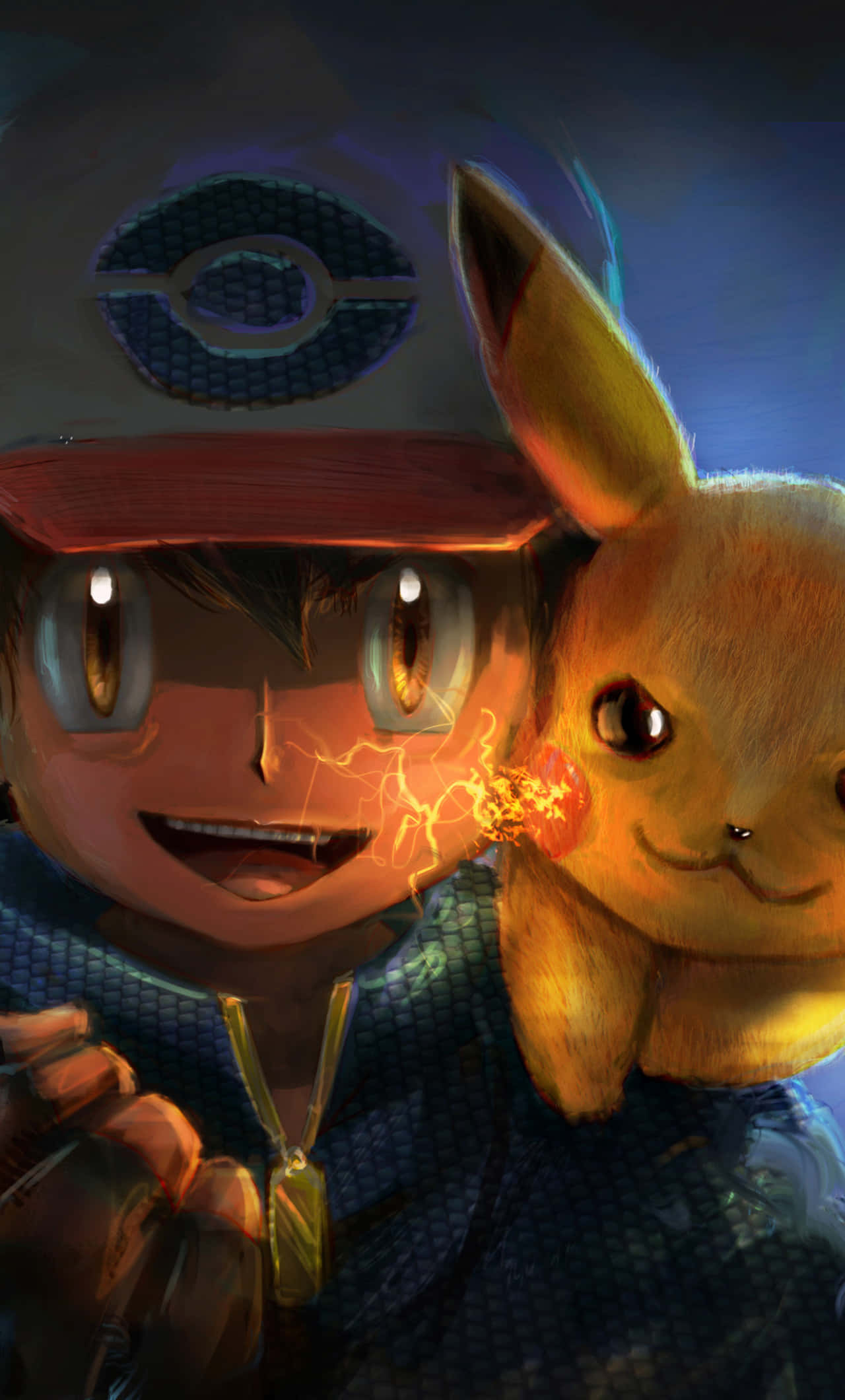 Partnere i eventyr: Ash og Pikachu Bakgrunner