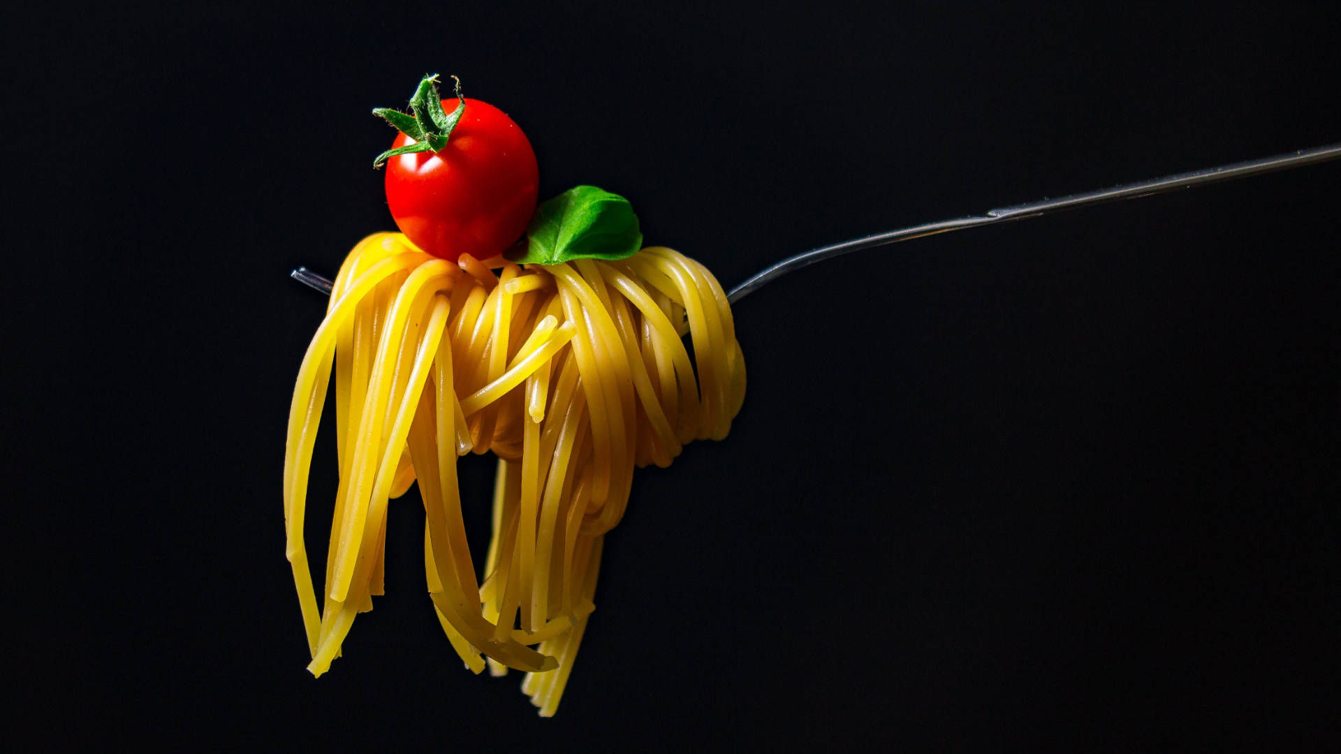 Pasta på gaffel Bakgrunner