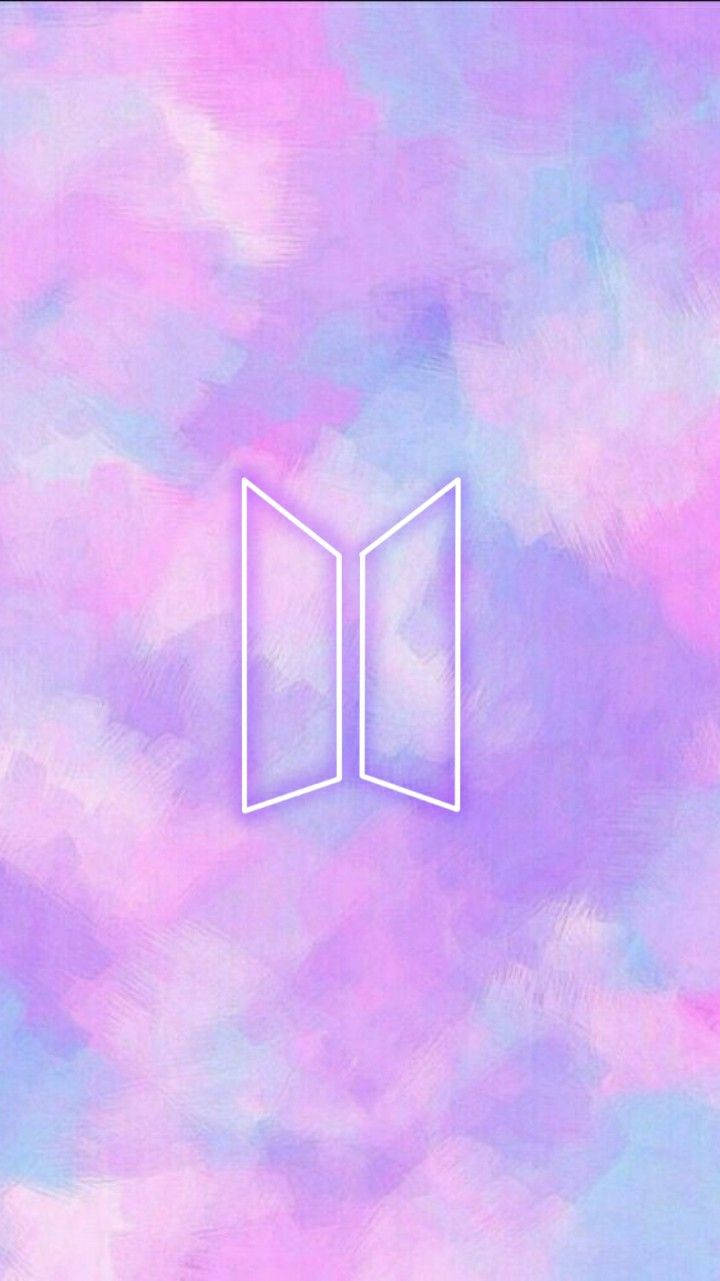 Pastell BTS-logo Bakgrunner