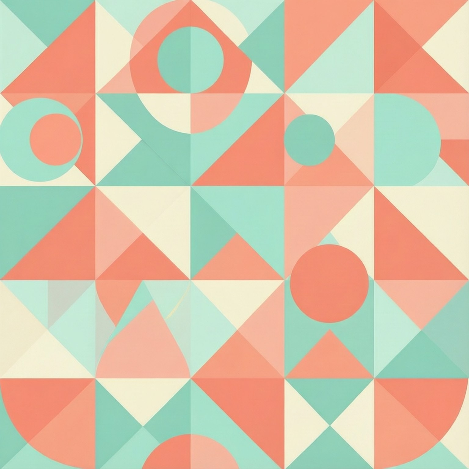 Pastell geometrisk mønster Bakgrunner
