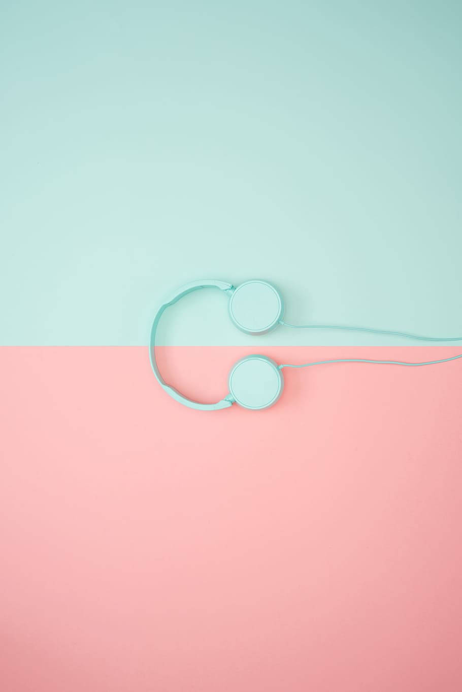 Pastell iPhone grønne rosa hodetelefoner Bakgrunner