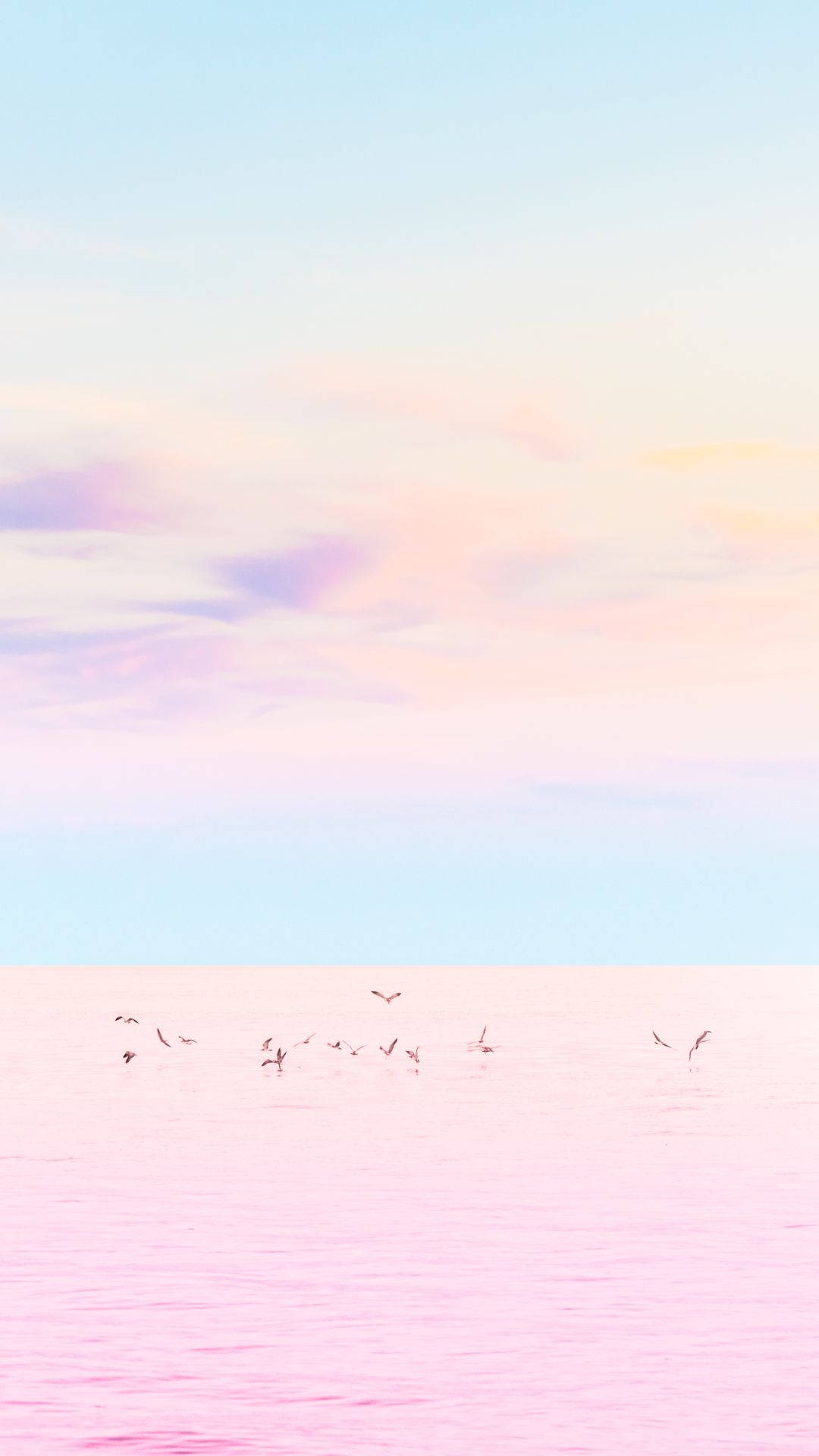 Pastell iPhone rosa hav Bakgrunner