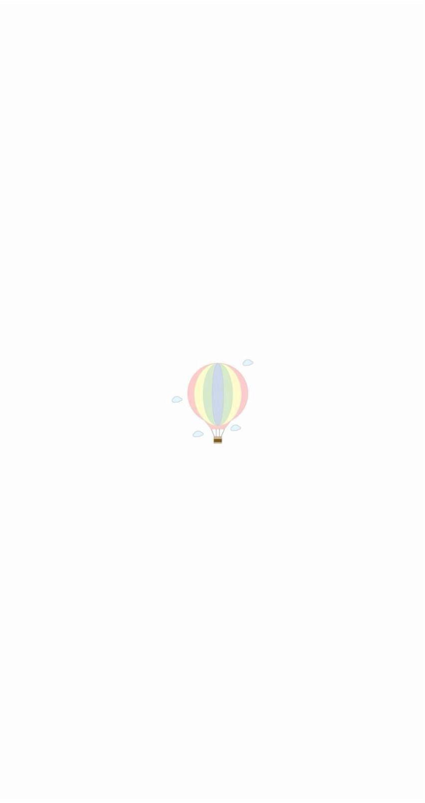 Pastell iPhone varmluftsballong kunst Bakgrunner