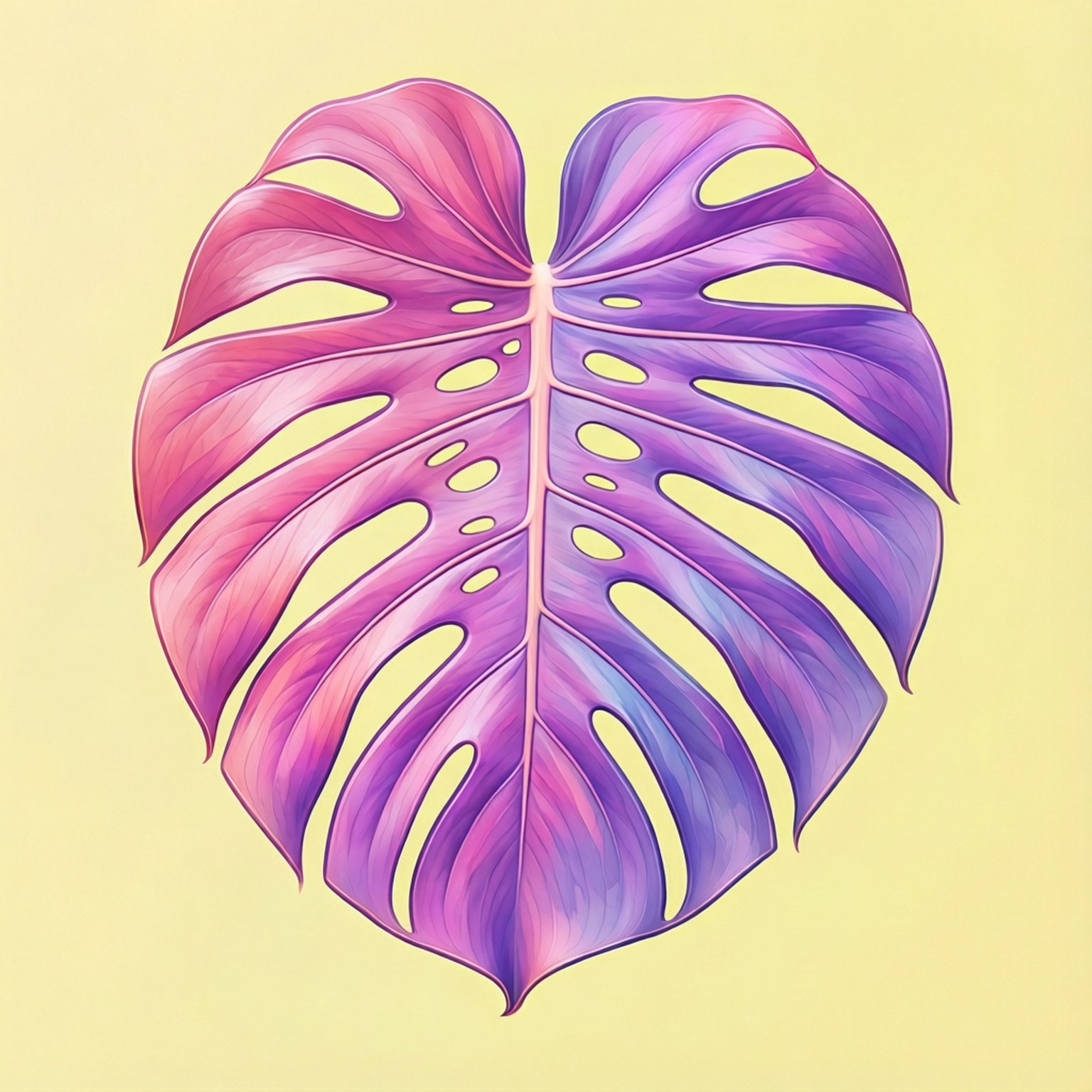 Pastell Monstera Drøm Bakgrunner