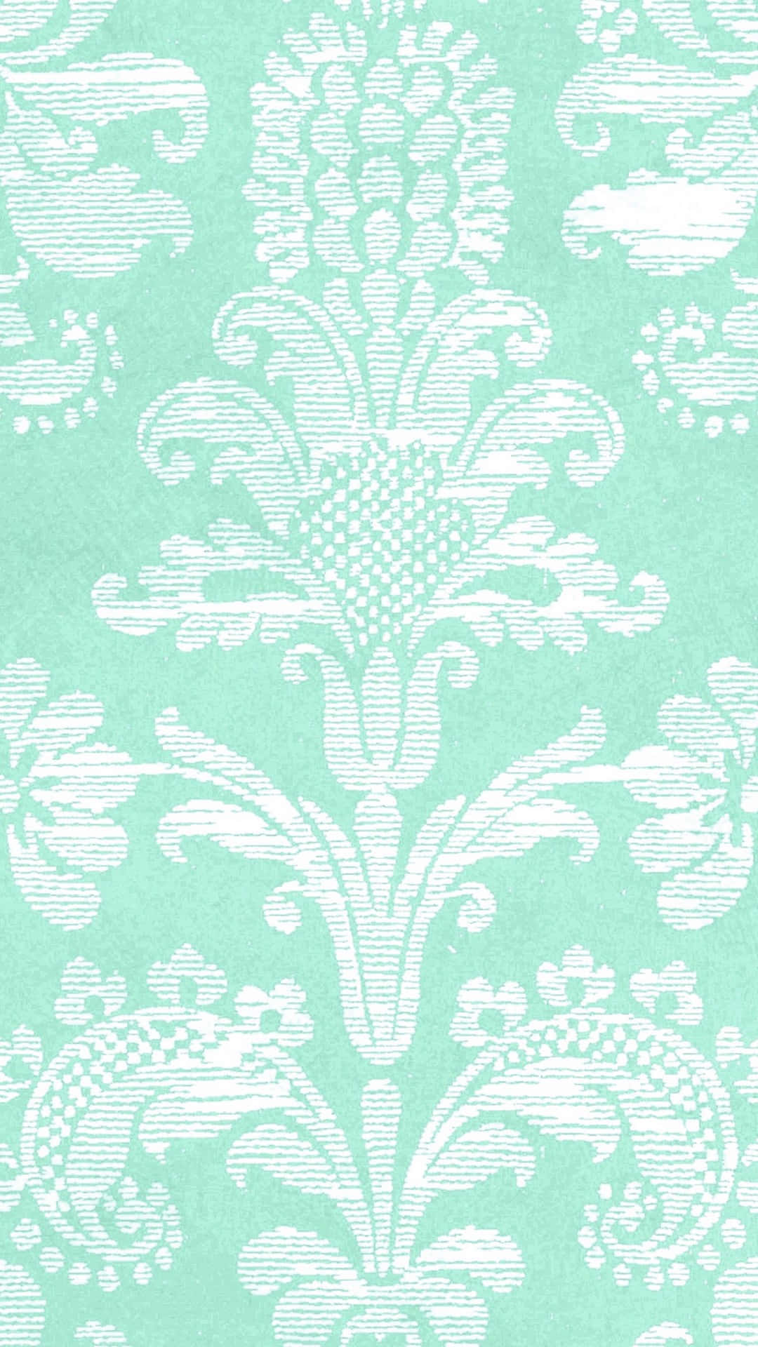 Pastellgrønn bakgrunn med elegante blomster Bakgrunner
