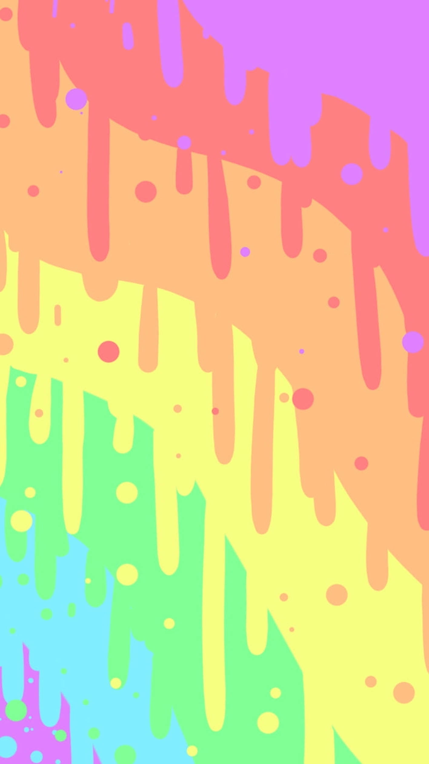 Pastellregnbue-dryppkunst Bakgrunner