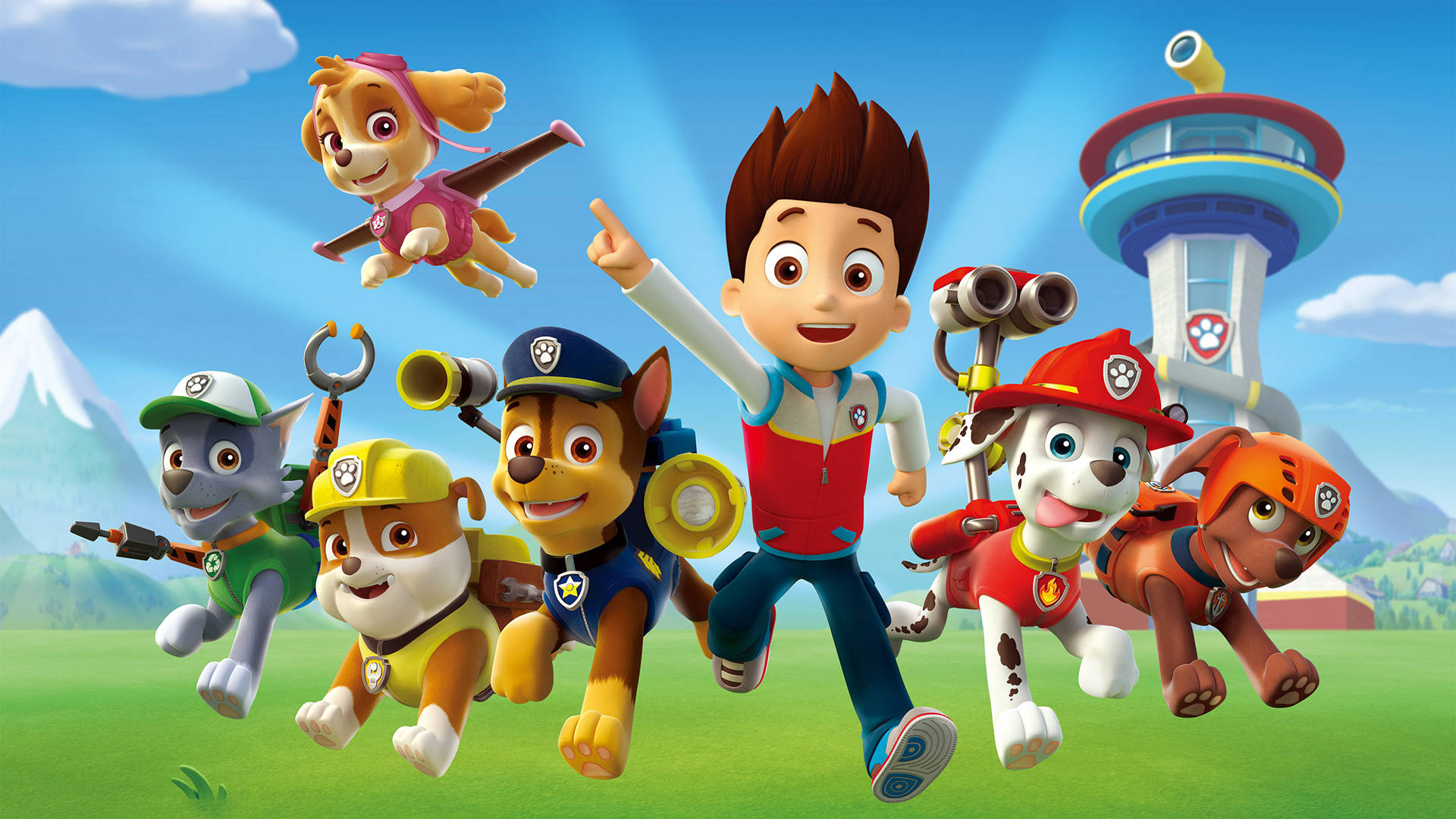 Paw Patrol The Movie - Baseutrykning Bakgrunner