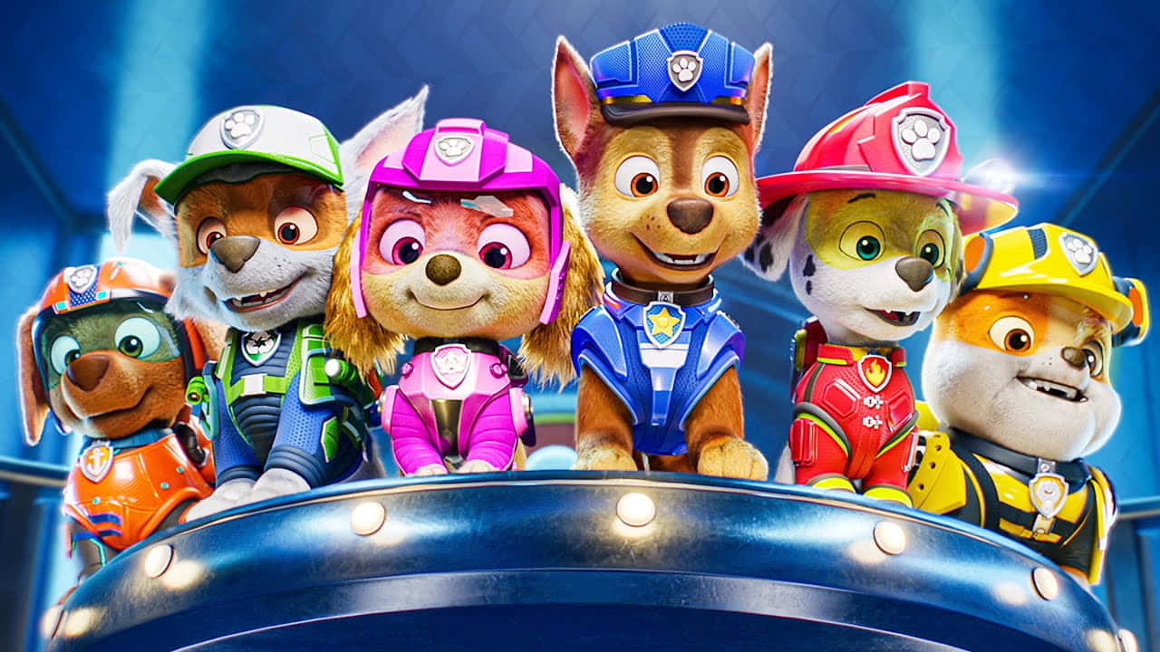 Paw Patrol The Movie Puper som holder oversikt