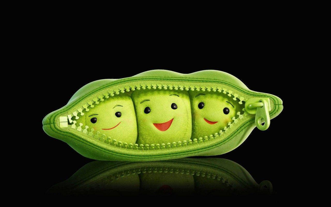 Peas In A Pod Søt Skrivebordsbakgrunn Bakgrunner
