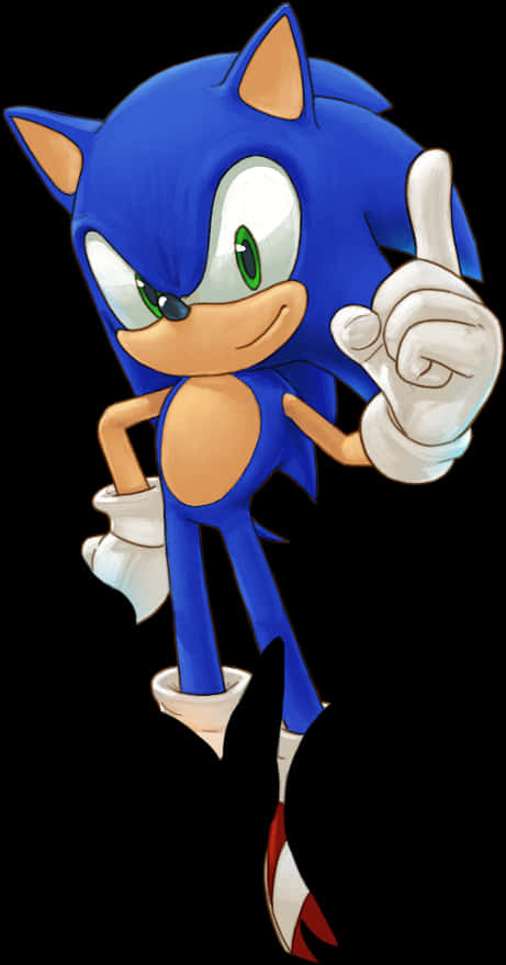 Pekende Sonic the Hedgehog Bakgrunner